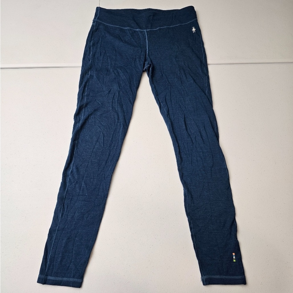 Smartwool Base Layer Pants Womens Large  Merino 250 Wool Blend Teal